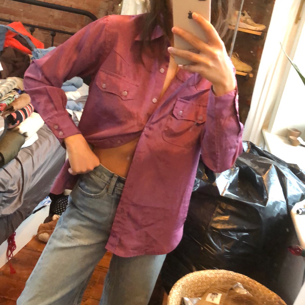 Vintage Polyester Button Down